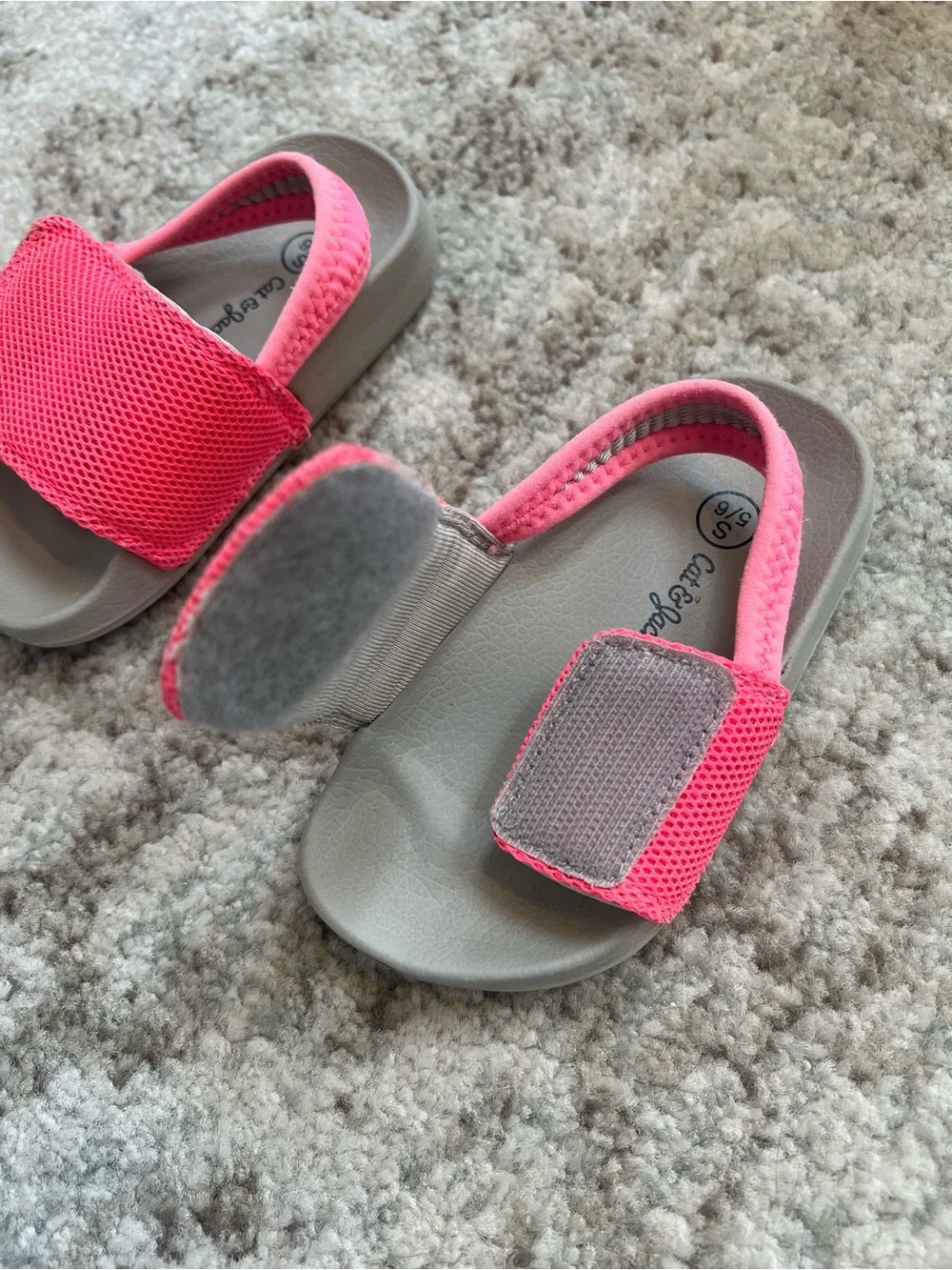 Cat & Jack Girls Sneaker and Sandals Shoe Bundle for Kids | Size 5/6 & 6